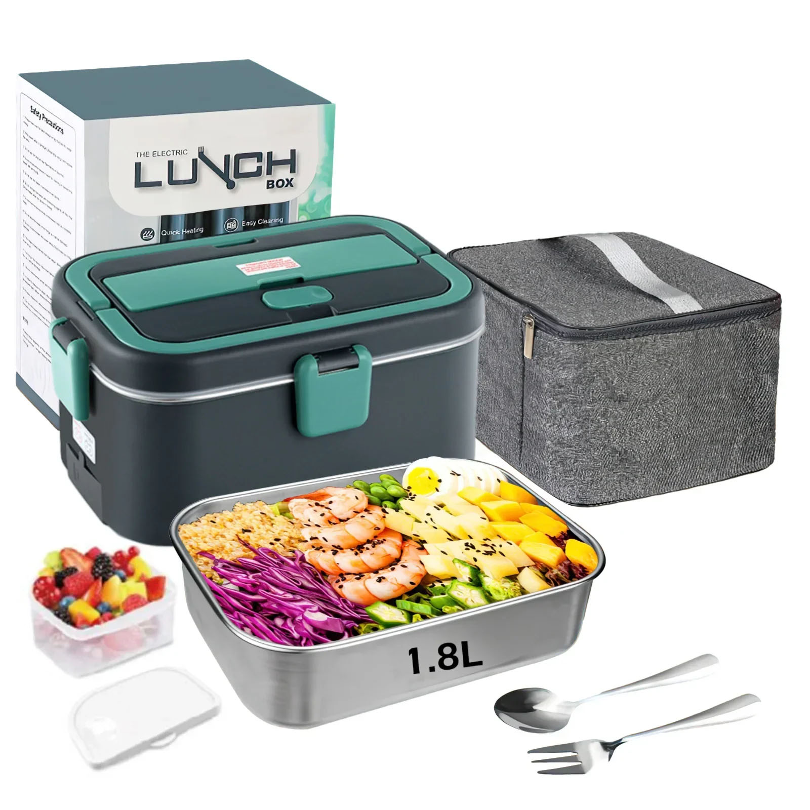 Outdoor Power Box - Lancheira elétrica aquecedor de alimentos 1.8