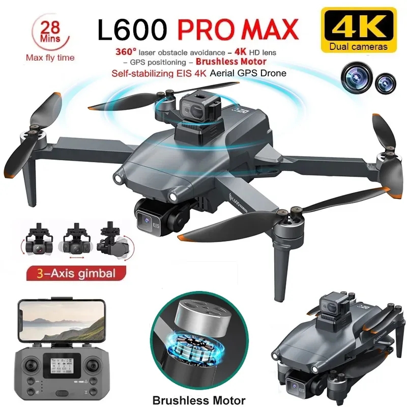 Outdoor Power Box - L600 pro max gps drone profissional