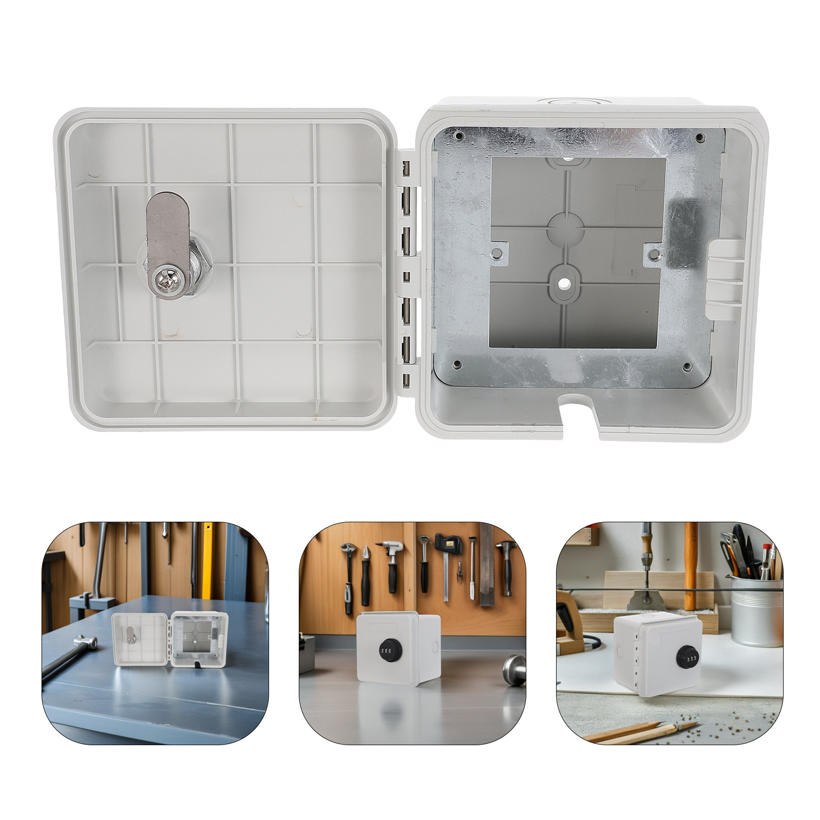 Outdoor Power Socket With Lock - Caixa de Junção Elétrica à Prova