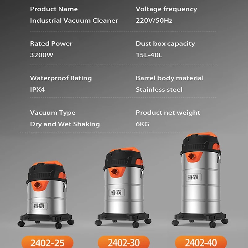 25l/30l/40l aço inoxidável mol - Wet Dry Vacuum Shop avaliação e preço