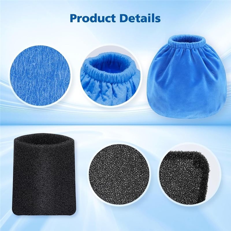 Filtros de Tecido para Aspirad - Wet Dry Vacuum Shop avaliação e preço