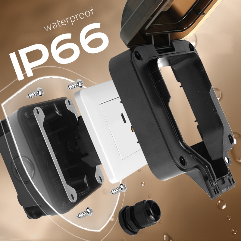Avoir IP66 parede soquete impe - Outdoor Power Parts avaliação e preço