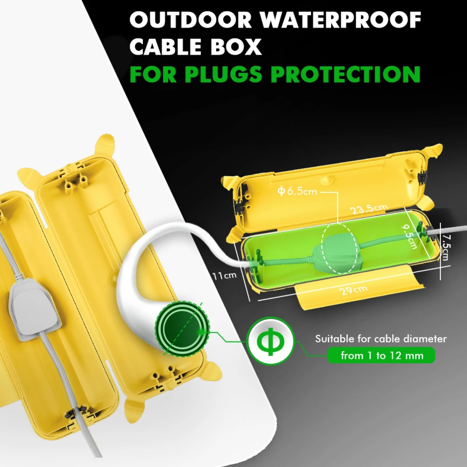 Caixa de Proteção IP44 para Ex - Outdoor Power Strip With Cover avaliação e preço