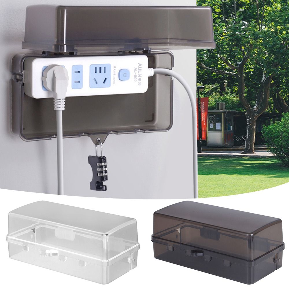 Caixa de Plástico Portátil Ant - Outdoor Power Strip With Cover avaliação e preço