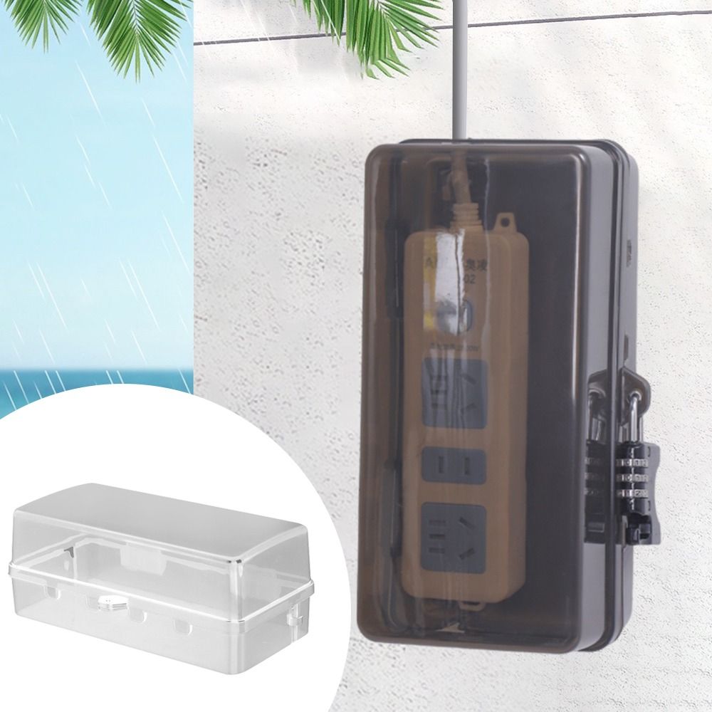 Caixa de Plástico Portátil Ant - Outdoor Power Strip With Cover avaliação e preço