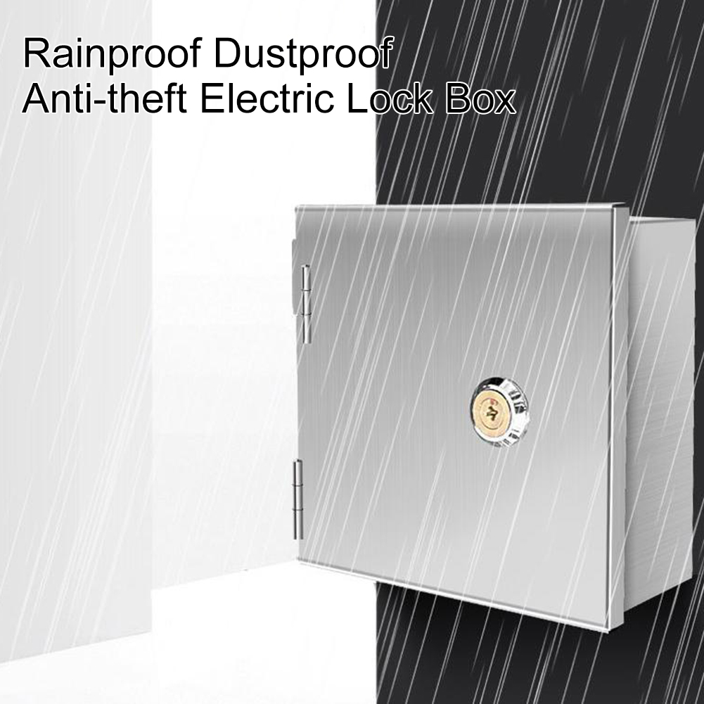 Caixa elétrica externa de aço  - Outdoor Power Socket With Lock avaliação e preço