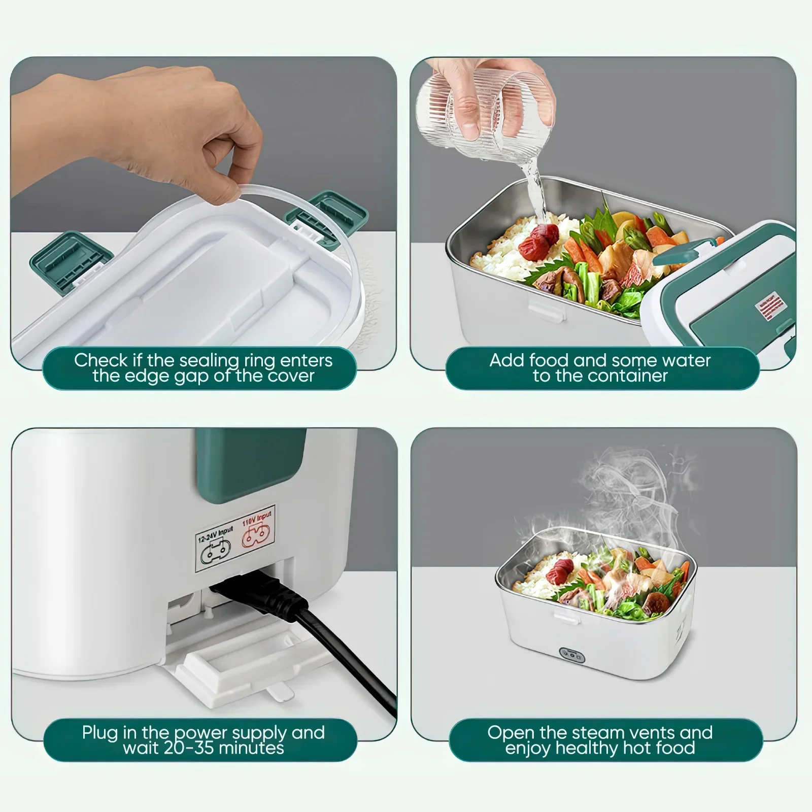 Lancheira elétrica aquecedor d - Outdoor Power Box avaliação e preço