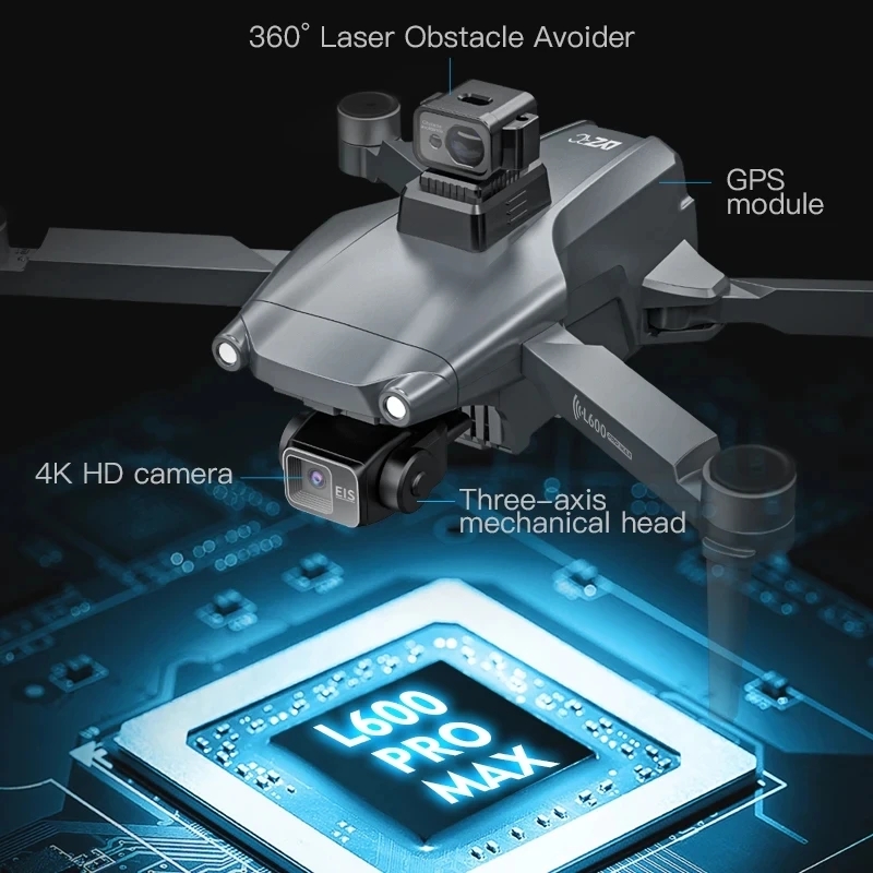 L600 pro max gps drone profiss - Outdoor Power Box avaliação e preço