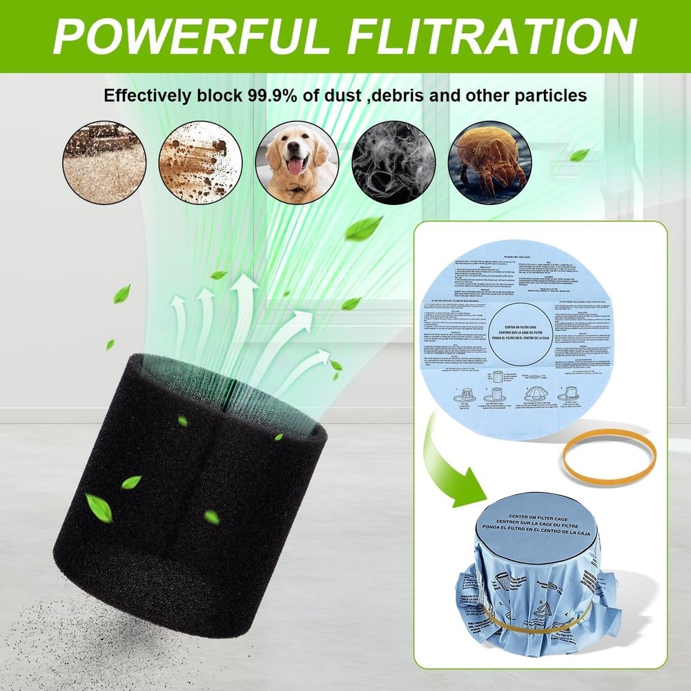 Filtro de Espuma A76G 90585 e  - Wet Dry Vacuum Shop avaliação e preço