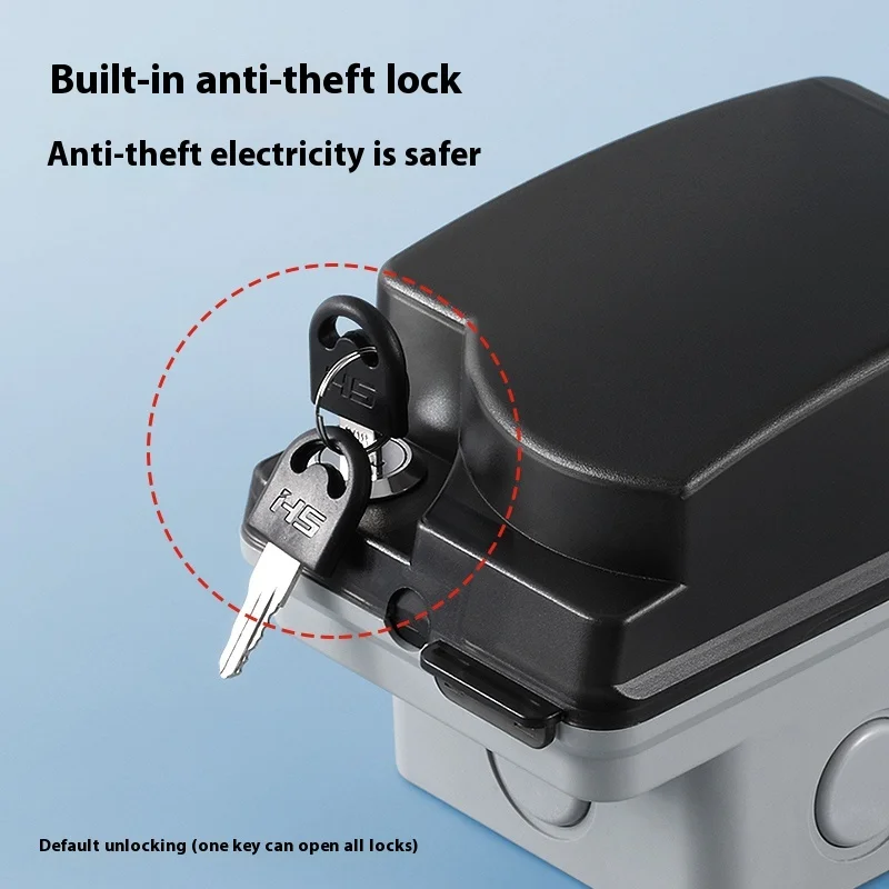 Tomada Externa à Prova d'Água: - Outdoor Power Socket With Lock avaliação e preço