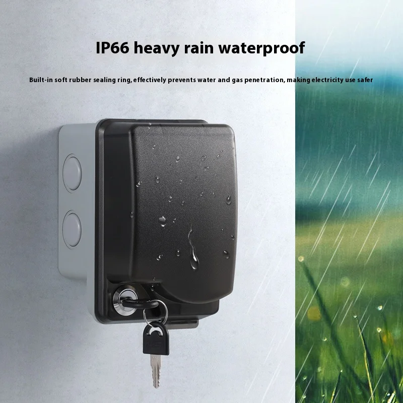 Tomada Externa à Prova d'Água: - Outdoor Power Socket With Lock avaliação e preço