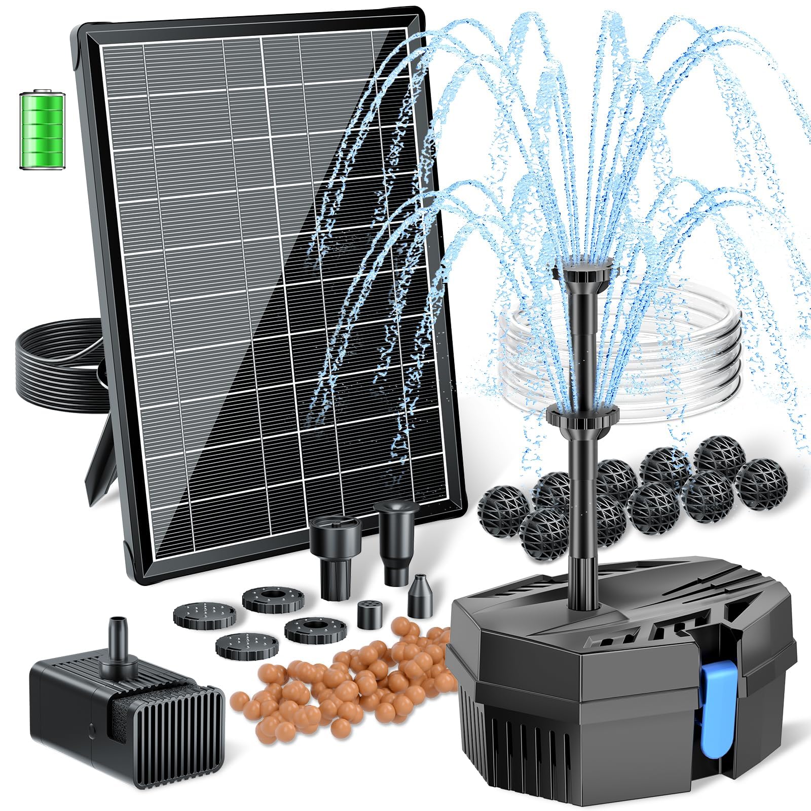Bomba de Fonte Solar 8W com Po - Outdoor Power Equipment avaliação e preço