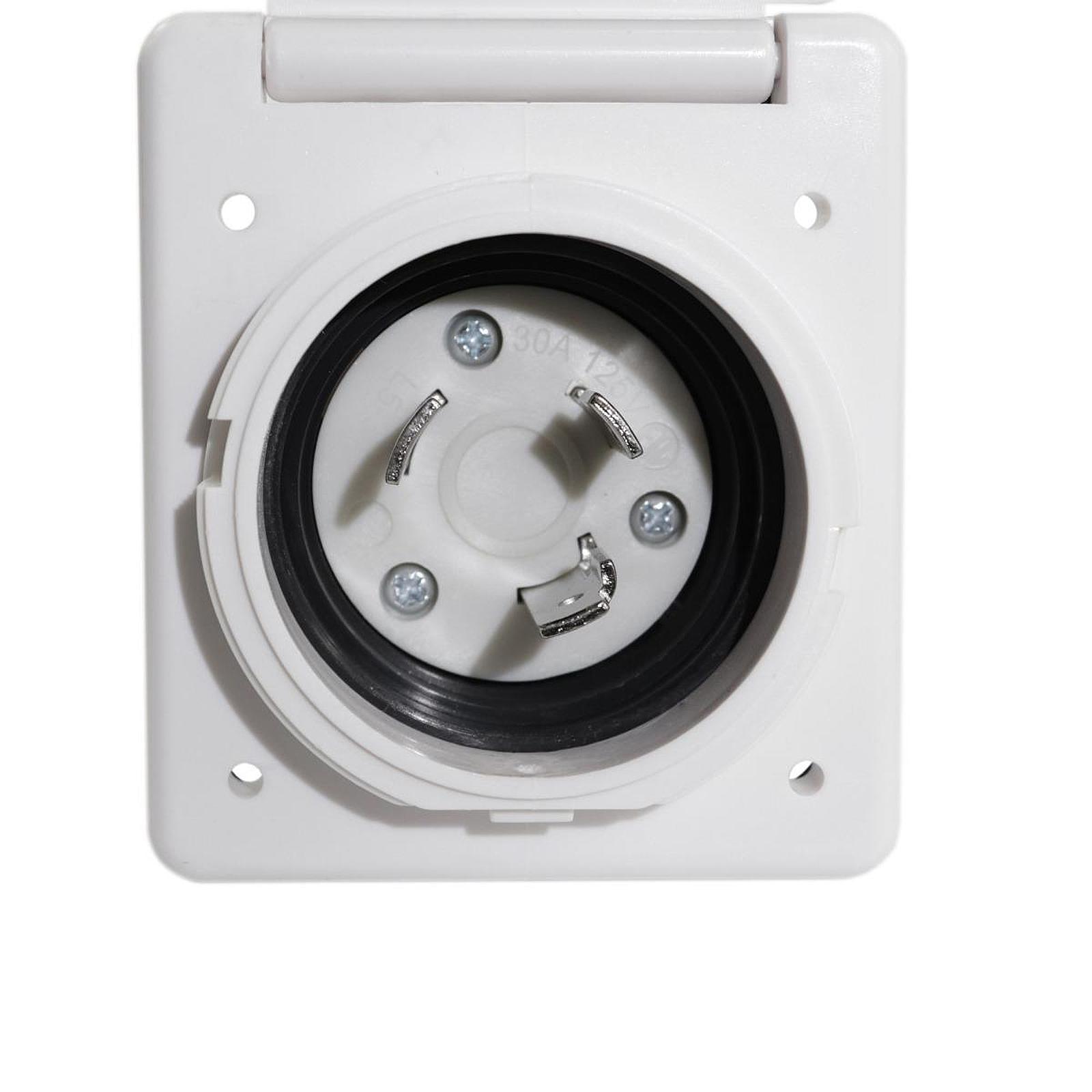 Tomada de Energia Flangeada à  - Outdoor Power Socket With Lock avaliação e preço