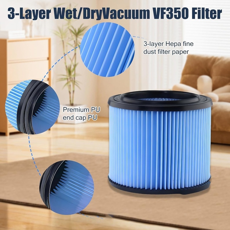 Filtro BAAO VF3500 para Aspira - Wet Dry Vacuum Shop avaliação e preço