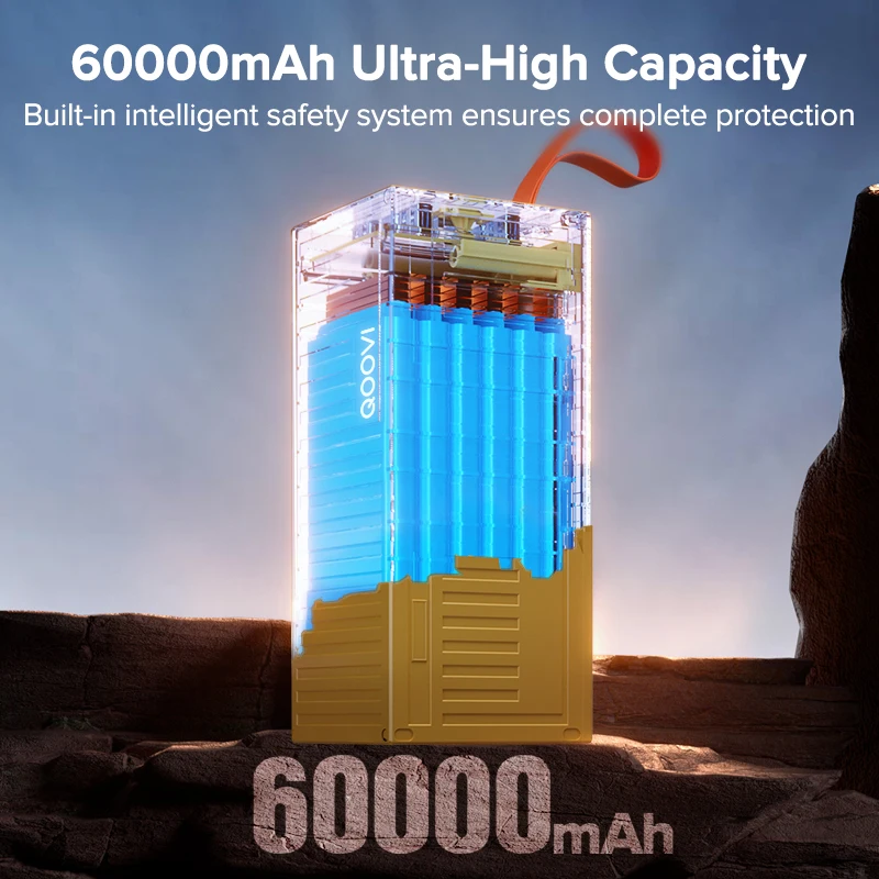 Qoovi 60000mah power bank 22.5 - Xiaomi Outdoor Power Supply avaliação e preço