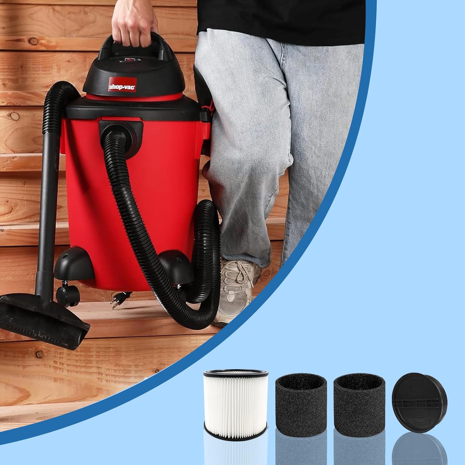 Substituição de Filtro Shop-Va - Wet Dry Vacuum Shop avaliação e preço